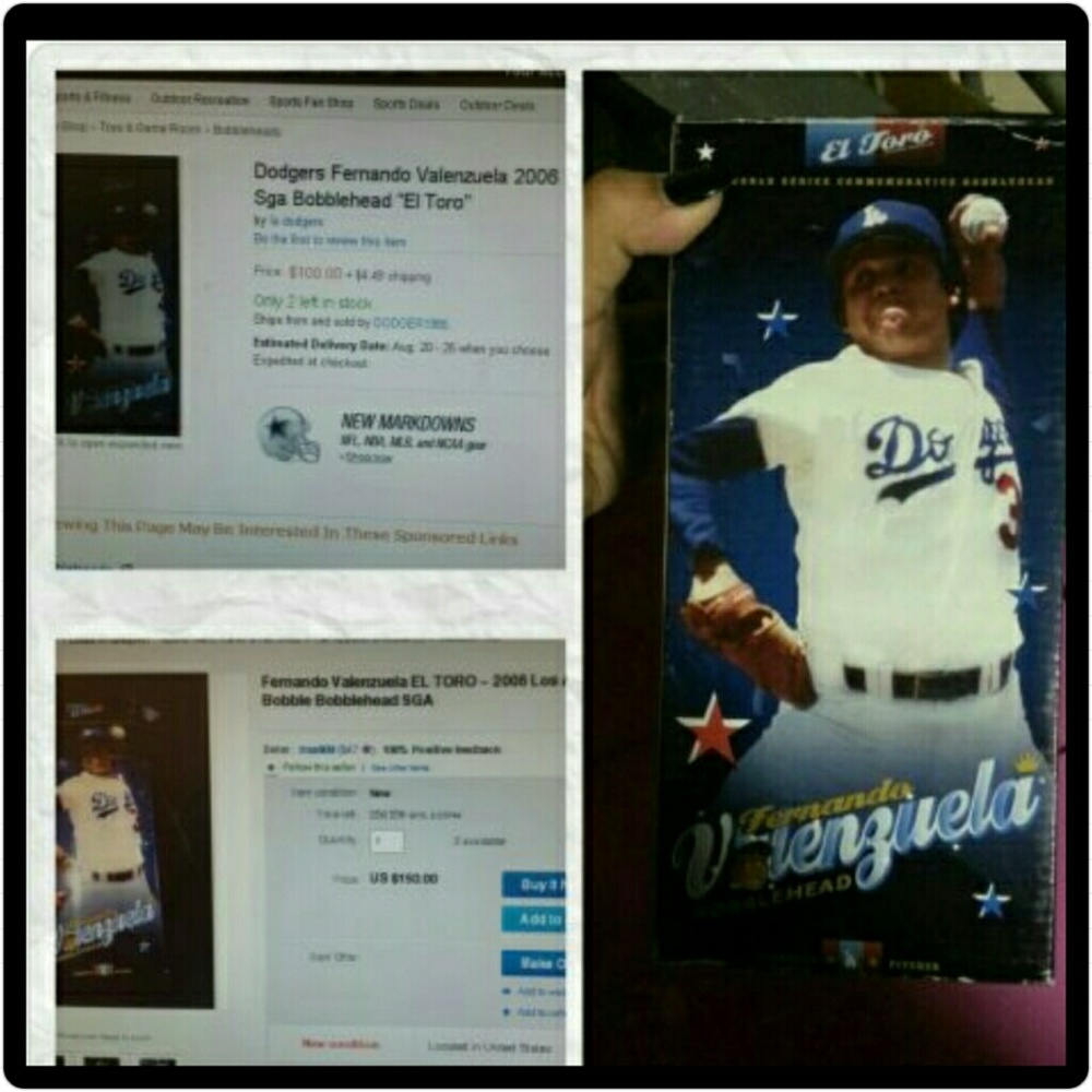 “LA DODGERS"Fernando Valenzuela bobble head